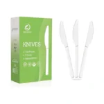Degralight 100% Compostable Knives - 100 Pcs Cpla Knives, Durable