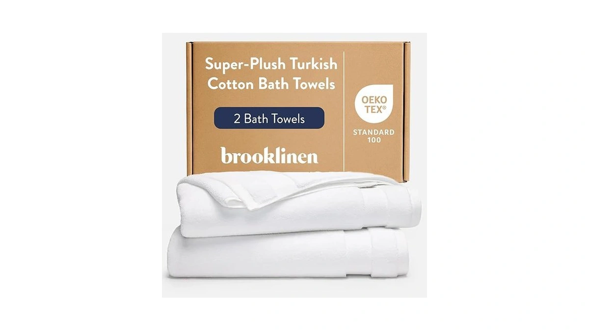Brooklinen Super-plush Turkish Cotton Bath Towels - Set Of 2