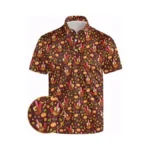 Funny Turkey Golf Shirts For Men Fun Golf Polo Shirts