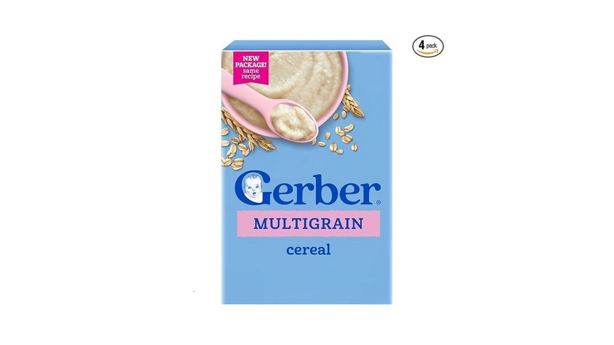 Gerber 2nd Foods Multigrain Baby Cereal 4x16oz