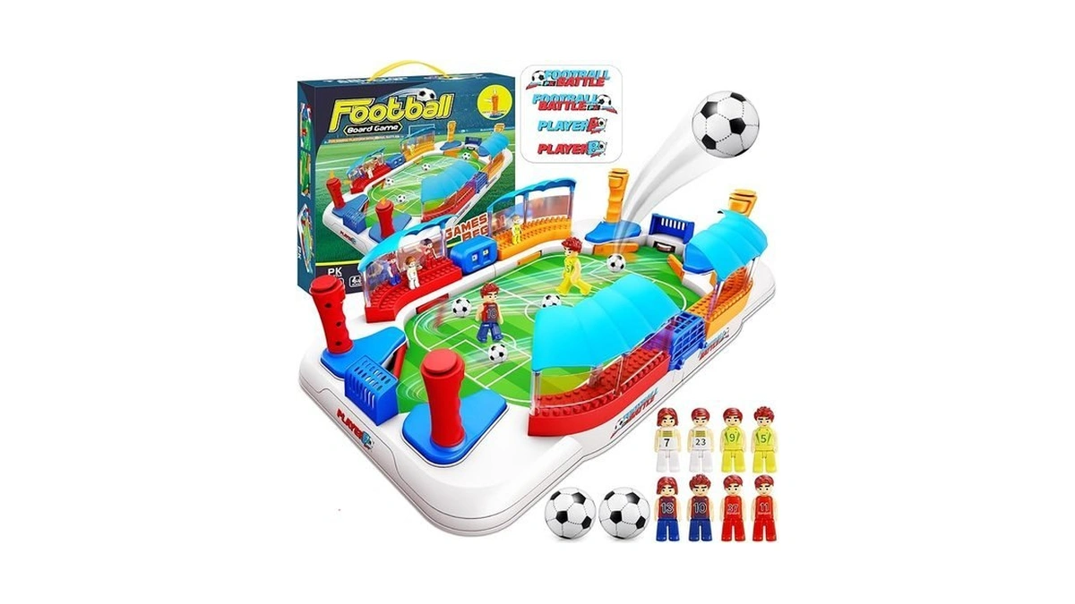 Mini Foosball Table Game Soccer Toys For Kids Ages 3