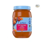 Gerber Puree 3rd Food Beef, Rice, And Vegetables Taste Like