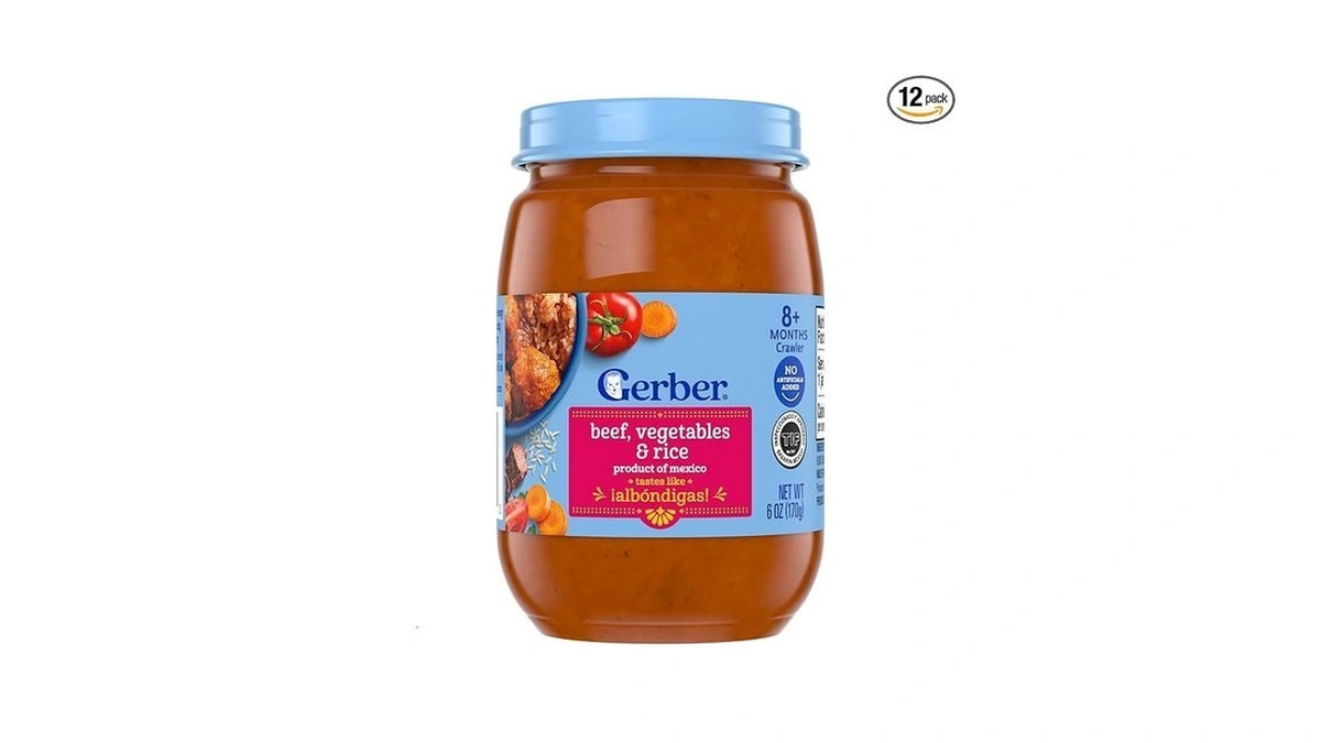 Gerber Puree 3rd Food Beef, Rice, And Vegetables Taste Like