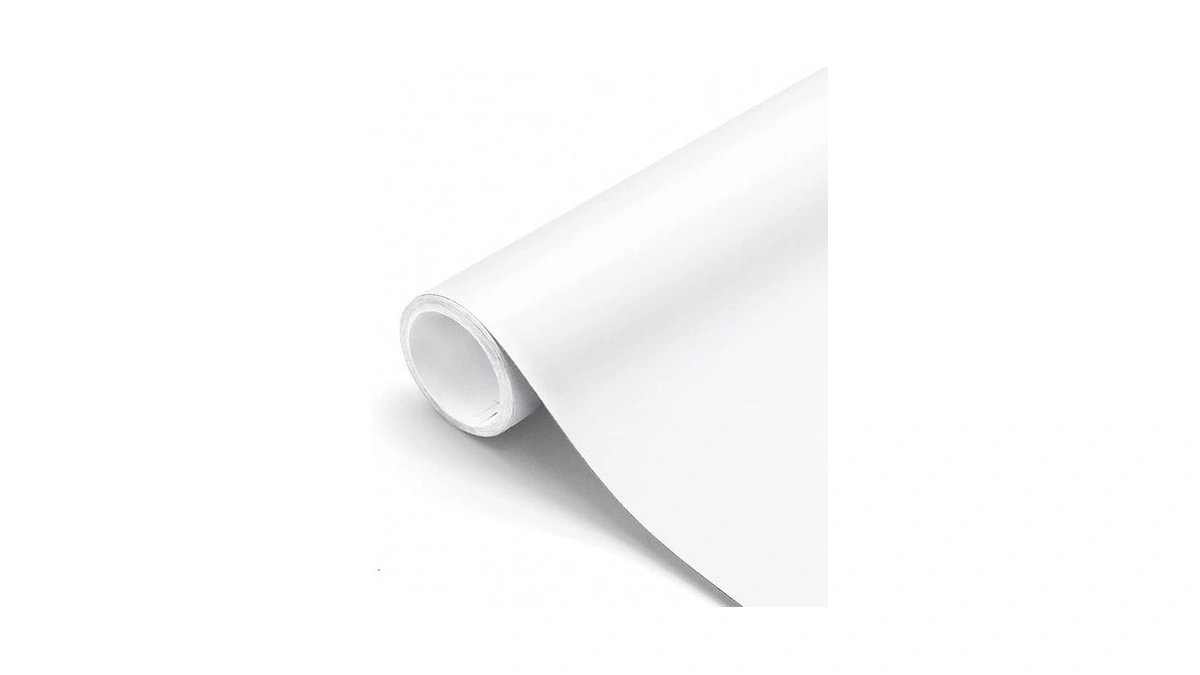 Seonta 16"x78.7" Matte White Wallpaper Peel And Stick Contact Paper