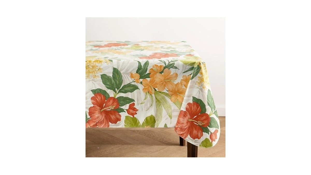 Elrene Home Fashions Callisto Tropical Floral Water- And Stain-resistant Vinyl