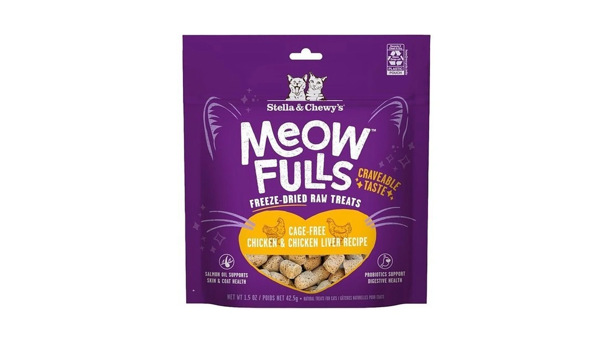 Stella & Chewy's Meowfulls Freeze Dried Cat Treats - Chicken