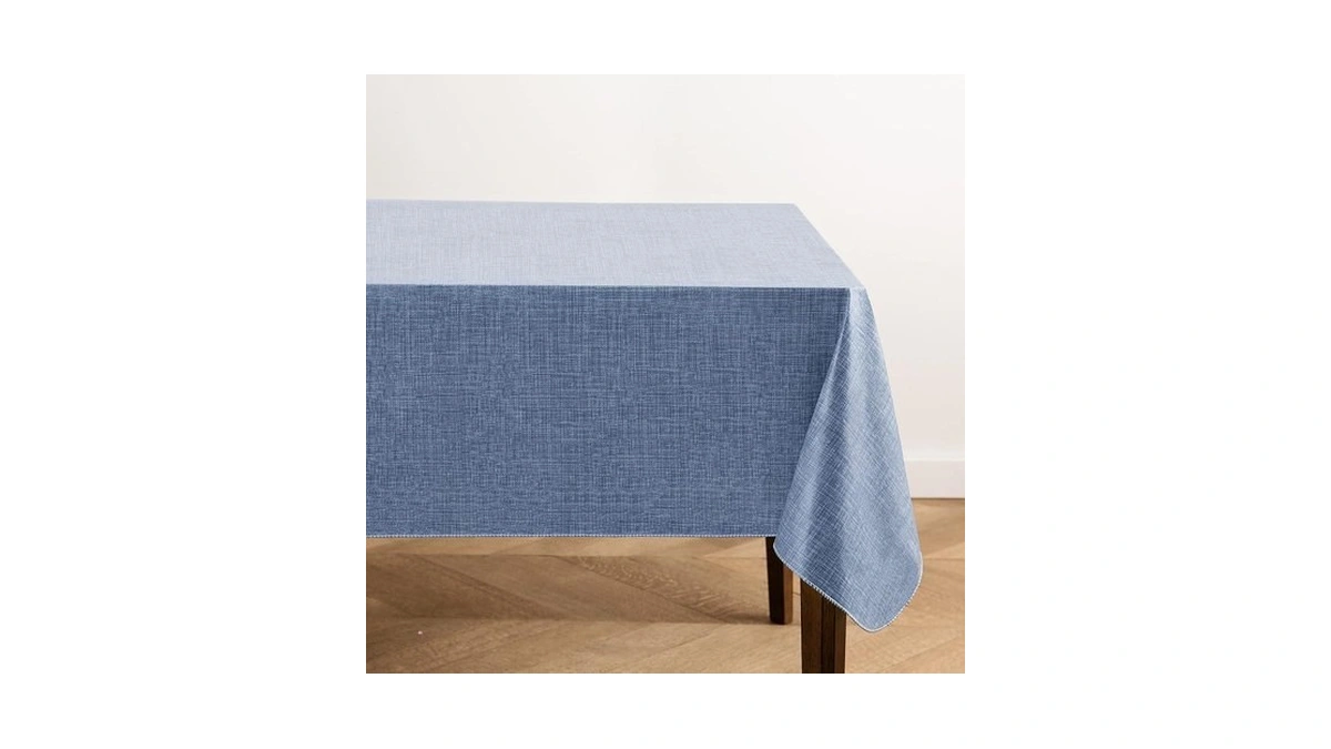 Elrene Home Fashions Monterey Linen Inspired Water- And Stain-resistant Vinyl