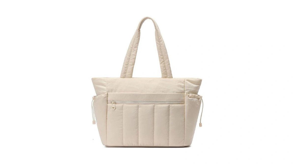 Tote Bag For Women, Lightweight Puffer Tote Bag With Compartments,