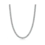 Momlovu Silver Chain For Men Boys, Mens Cuban Link Chain