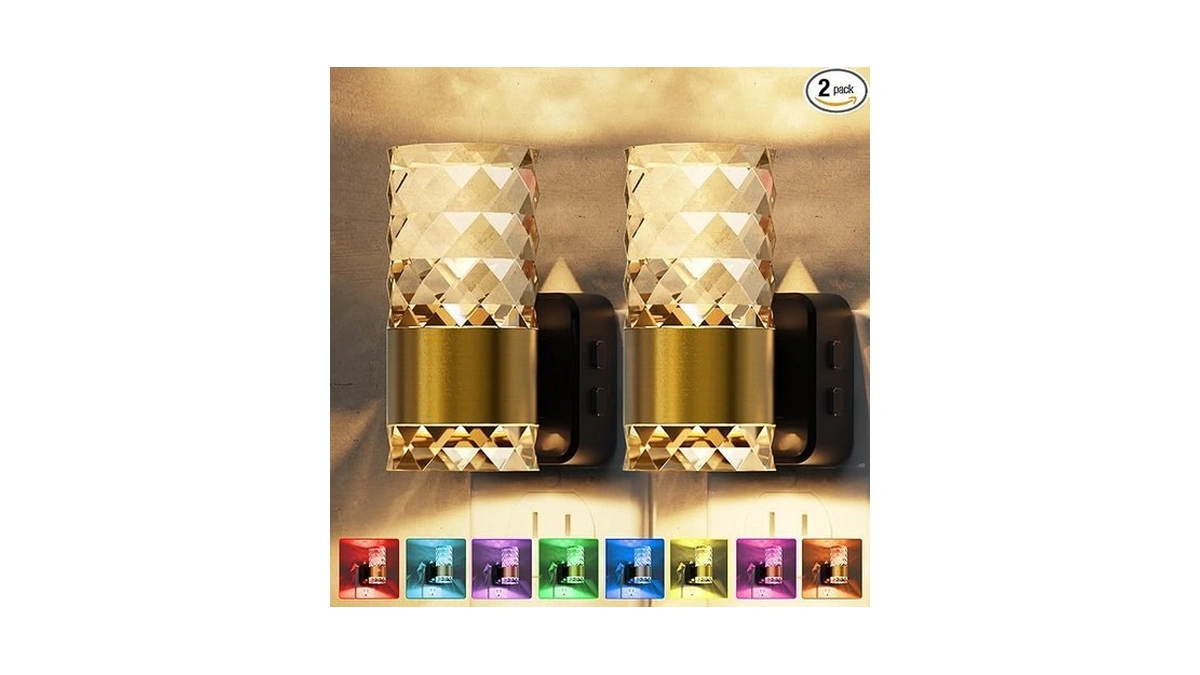 L Lohas Led Night Light, Night Lights Plug Into Wall,