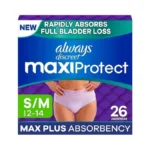 Always Discreet Maxiprotect Adult Diapers For Women, Incontinence Underwear, Scented,