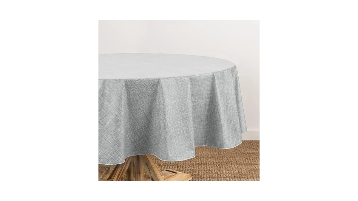 Elrene Home Fashions Monterey Linen Inspired Water- And Stain-resistant Vinyl