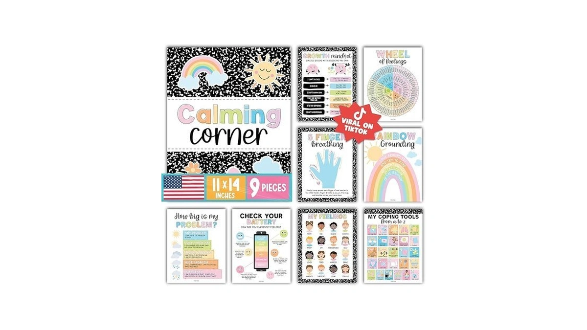 Hadley Designs 9 Calming Corner Posters For Classroom Must Haves