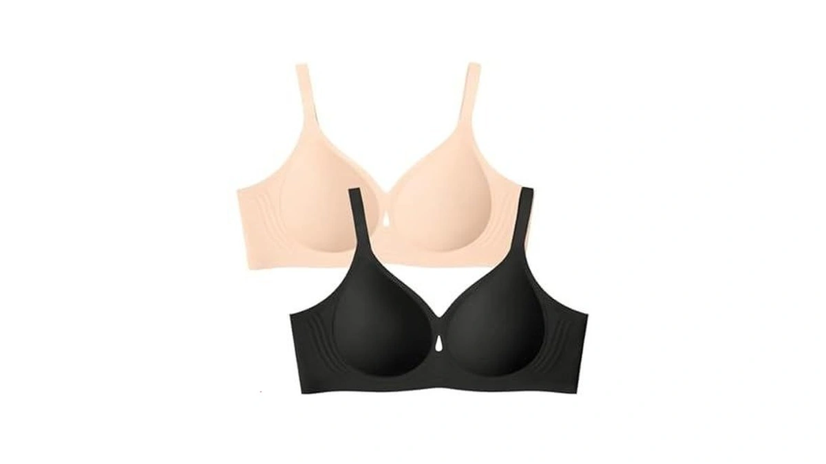 Letsjoli Wireless Bras For Women No Underwire Jelly Bras Seamless