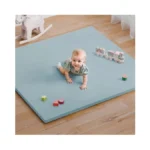 Comehealthy Baby Play Mat For Floor, 50x50 Vegan Leather Playpen