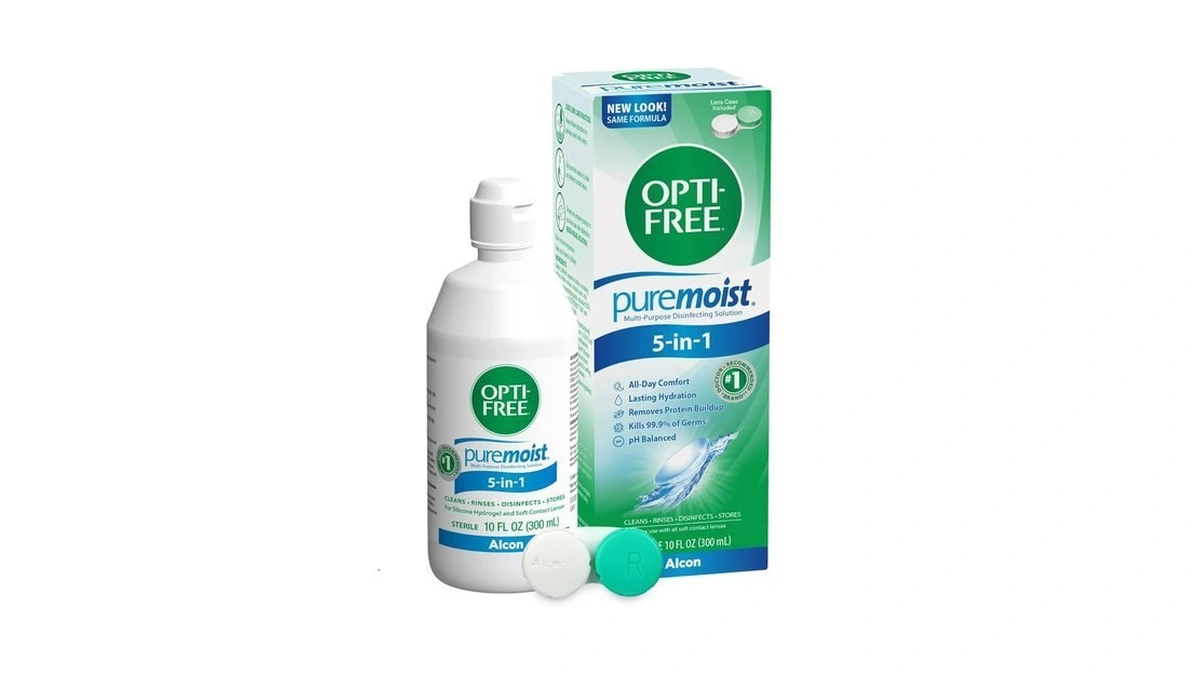 Opti-free Puremoist Multi-purpose Contact Lens Cleaning And Disinfecting Solution With