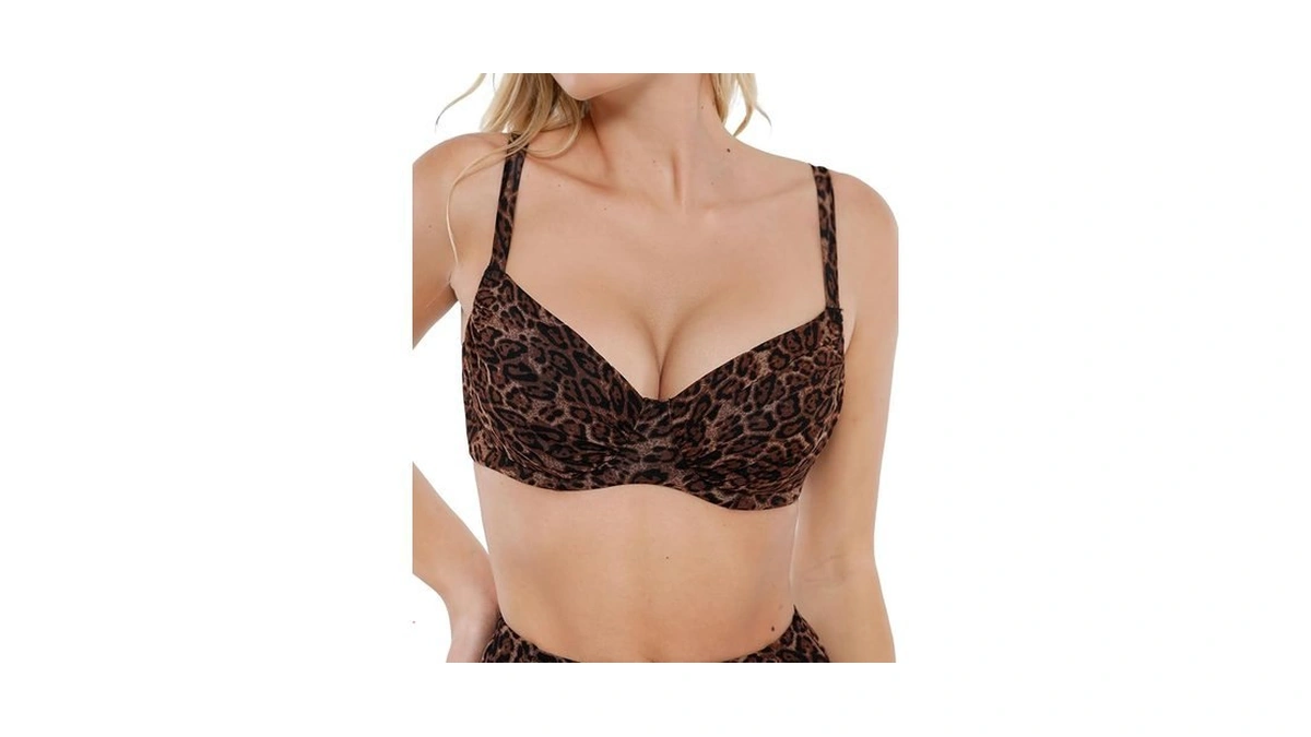Popilush Bikini Tops For Women - Underwire Swimsuits Push Up