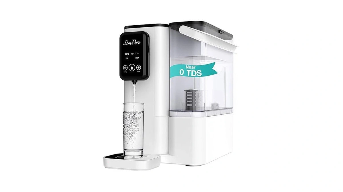 Simpure Y9t Uv Countertop Reverse Osmosis Water Filter, Near Zero