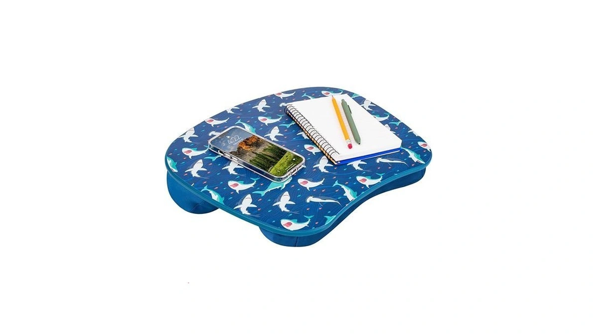 Lapgear Mystyle Portable Lap Desk With Cushion - Shark -