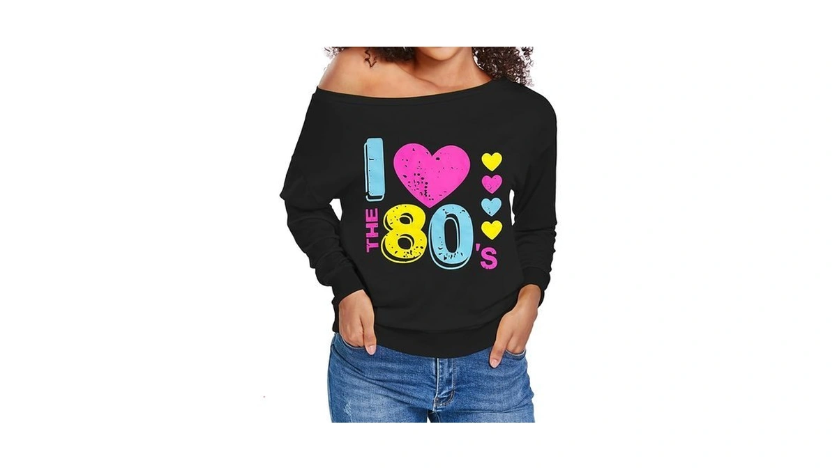 Am Clothes Sweatshirt For Women Off The Shoulder Tops Long