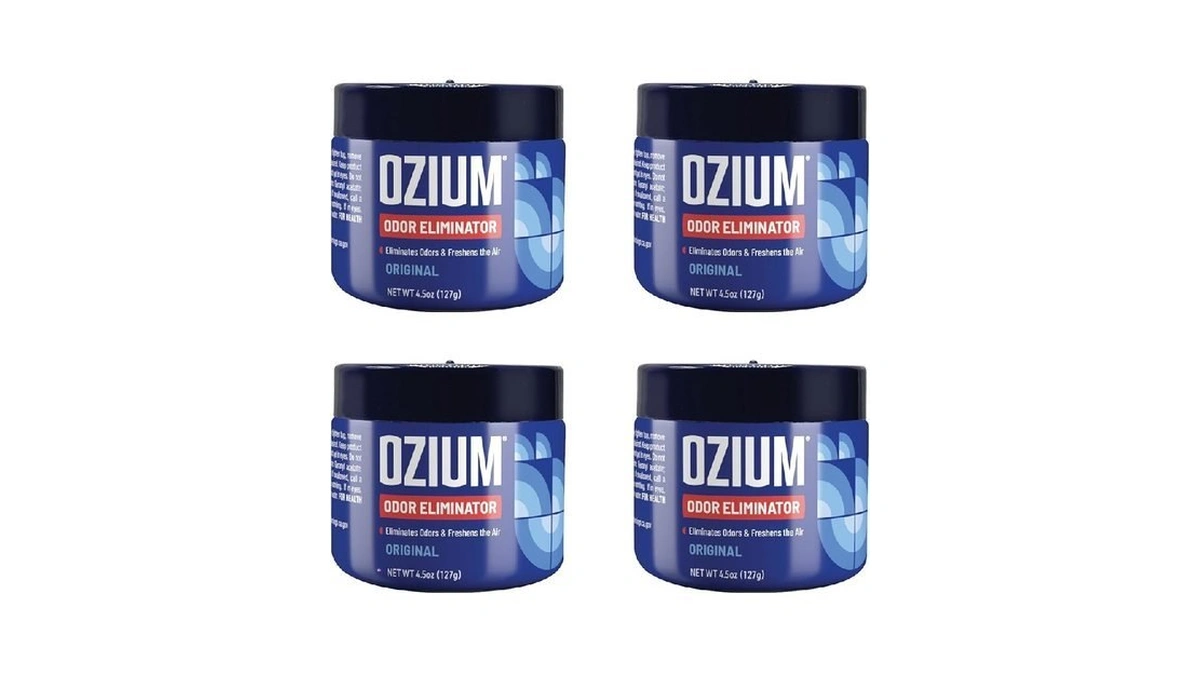 Ozium 4.5 Oz. Odor Eliminating Gel For Homes, Cars, Offices
