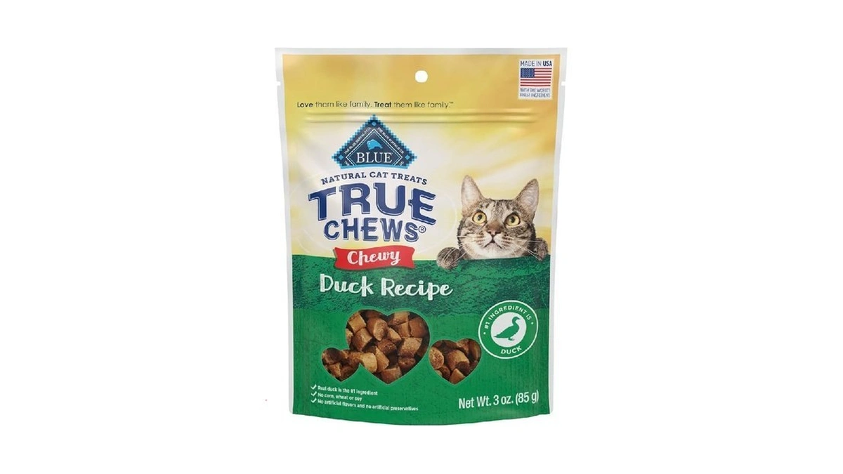 Blue Buffalo True Chews Natural Chewy Cat Treats, Made In