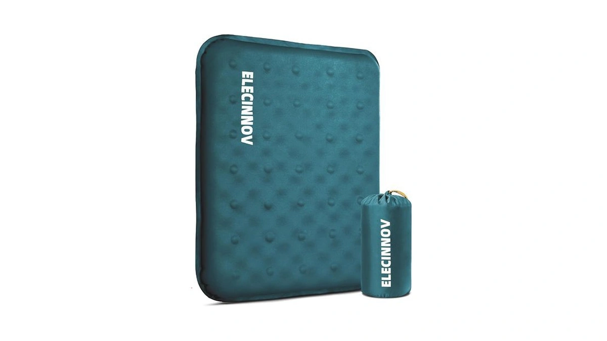 Inflatable Seat Cushion, Self Inflating Memory Foam Stadium Seat Cushion