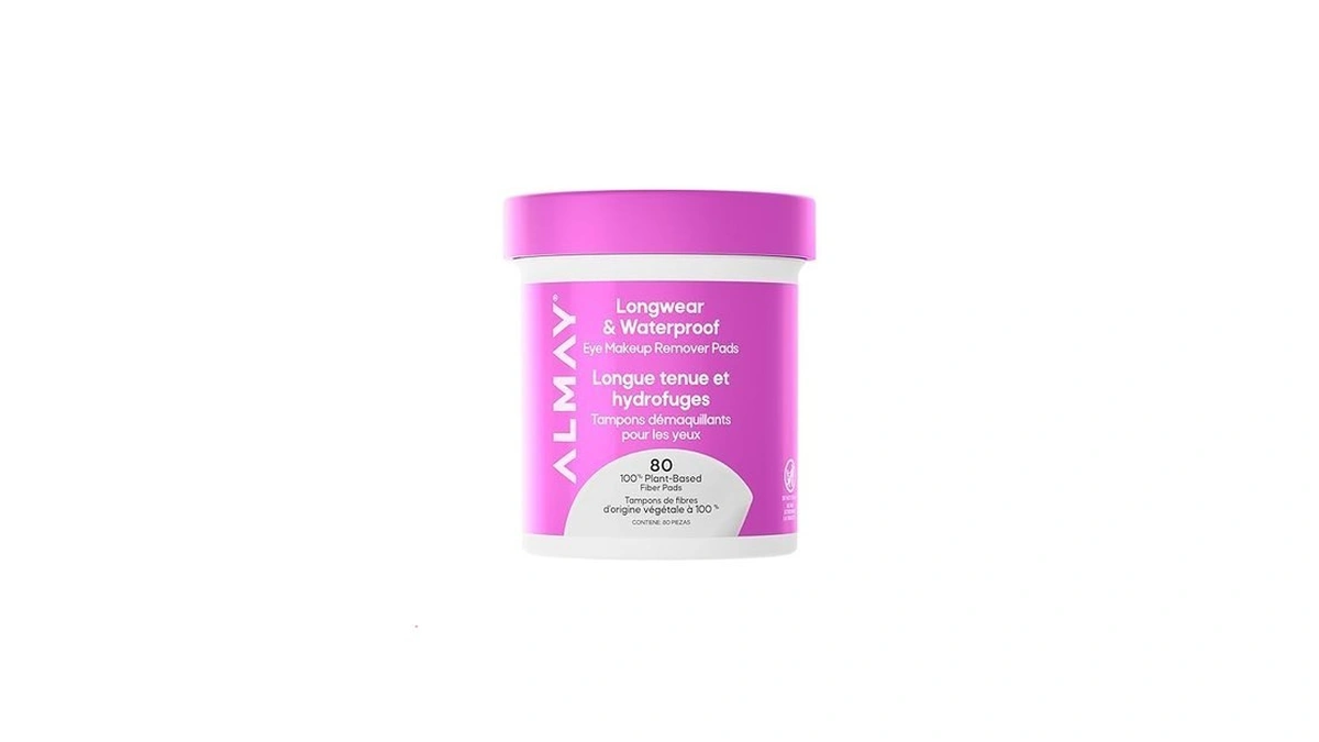 Almay Longwear & Waterproof Eye Makeup Remover Pads, 80 Count