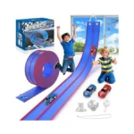 Dkoxt 15 Ft Flexible Race Track For Kids, Diy Car