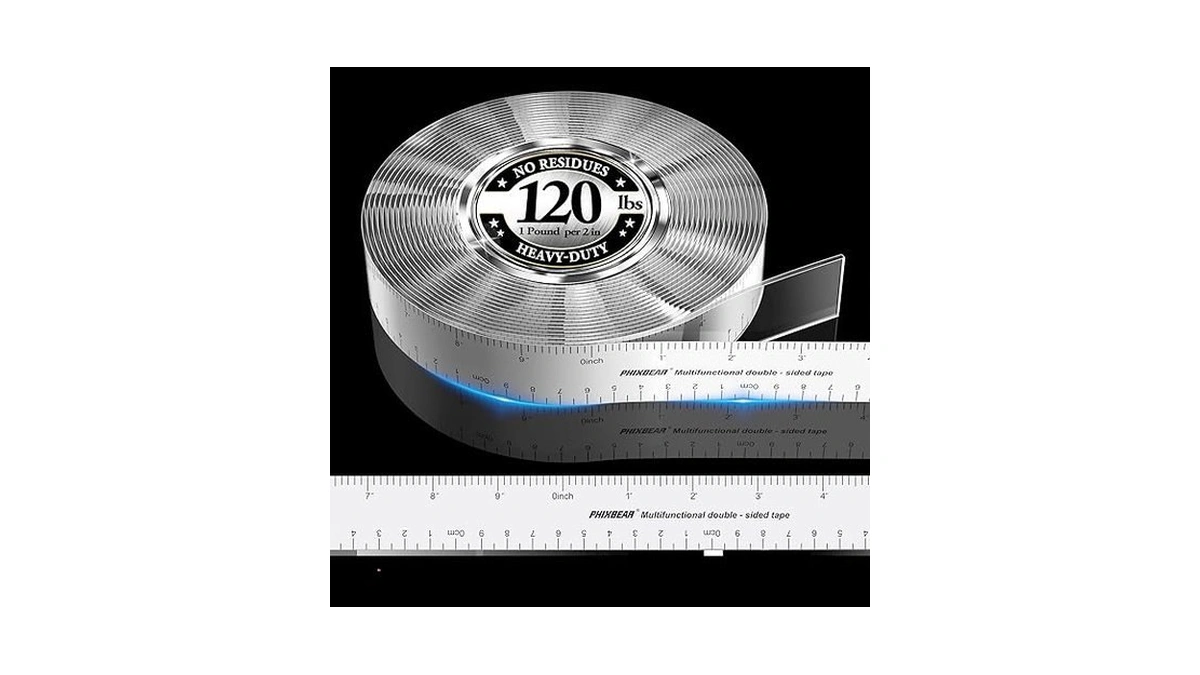 Phixbear Heavy Duty Double Sided Tape 17ft X 1.18" -