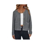 Prettygarden Women's Knit Cardigan Sweaters Fall Fashion Long Sleeve Open