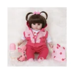 Enadoll Reborn Baby Doll Realistic Silicone Vinyl Polka Dot Giraffe