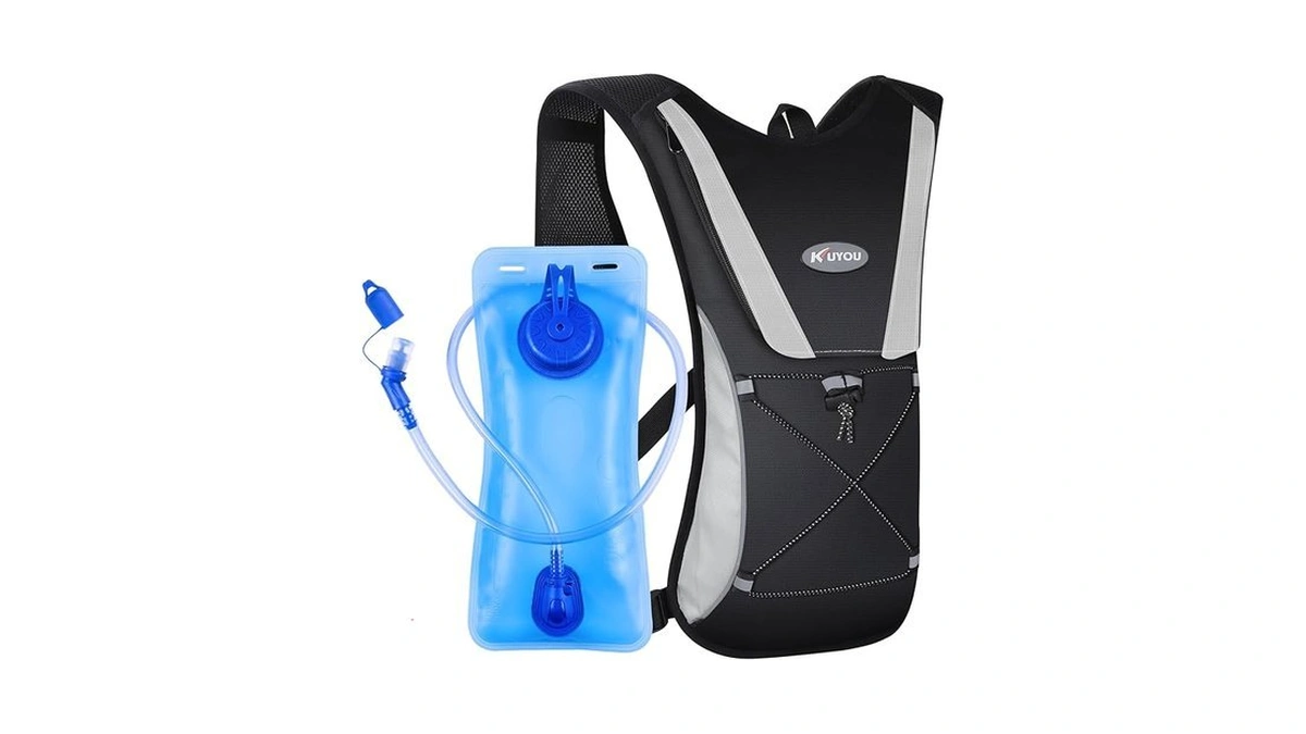 Kuyou Hydration Water Backpack, Insulated Running Vest Hydration Backpack With