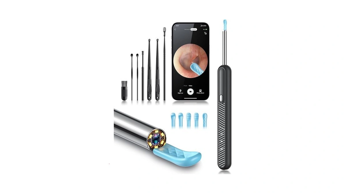 Loyker Ear Wax Removal Tool Camera, Ear Cleaner With 1080p