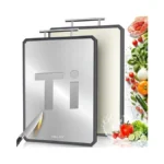 Titanium Cutting Boards For Kitchen, 2 In 1 Non Toxic