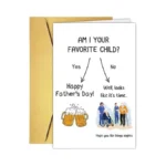 Bhiosng Funny Father's Day Card For Dad Stepdad Grandpa, Am