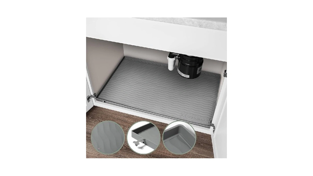Lochcraft - Heavy Duty Under Sink Mat - Thicker Design,