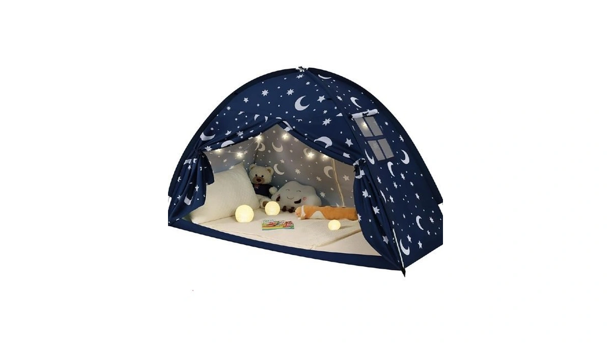 Piikago Full Bed Tent For Kids, Full Size Bed Canopy