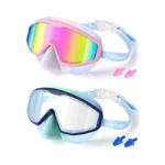 Freela 2 Pack Kids Swim Goggles For 6-14 4-7 3-6