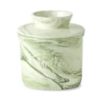 Howise Ceramic Butter Crock, 6 Oz Butter Keeper For Counter,