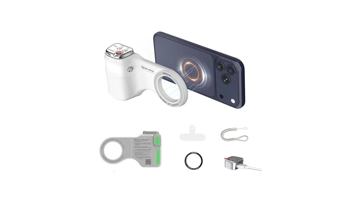 Comitok Phone Camera Grip Moca Arco For Video Recording With