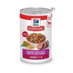 Hill's Science Diet Adult 1-6 Wet Dog Food, Beef &