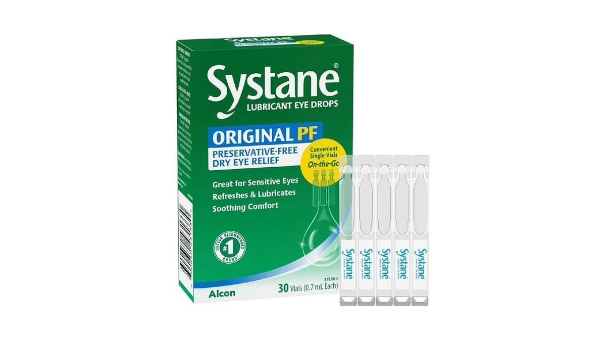Systane Original Preservative-free Lubricating Eye Drops For Sensitive Eyes, 30