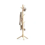 Outgava Wooden Coat Rack Freestanding With 8 Hooks,easy Assembly New
