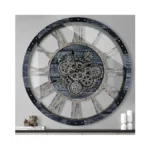 Topptik 27 Inch Moving Gear Wall Clock, Oversized Wall Clocks,