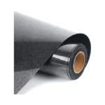 Shomkiee Black Glitter Htv Heat Transfer Vinyl Rolls 12 Inch
