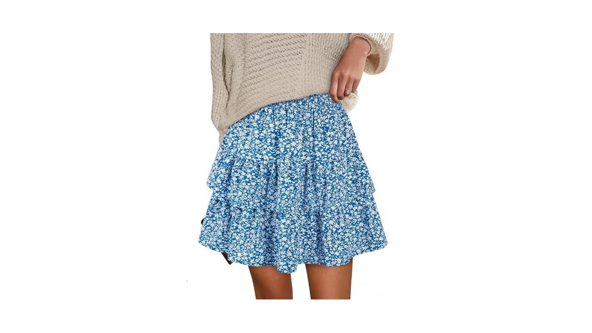 Berydress Cute Flowy Skirts For Women 2025 Short High Waist