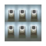 Kinur Led Night Lights Plug Into Wall Daylight Color With