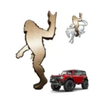 Add-a-sasquatch Emblem For Bronco, 3x4 Inch, Off-road Decal With 3m