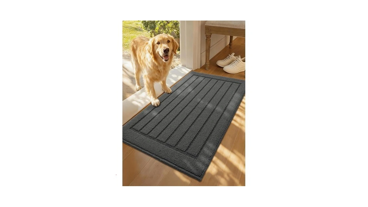 Color&geometry 30x17 Dirt Trapper Indoor Door Mat, Ultra Sturdy Durable